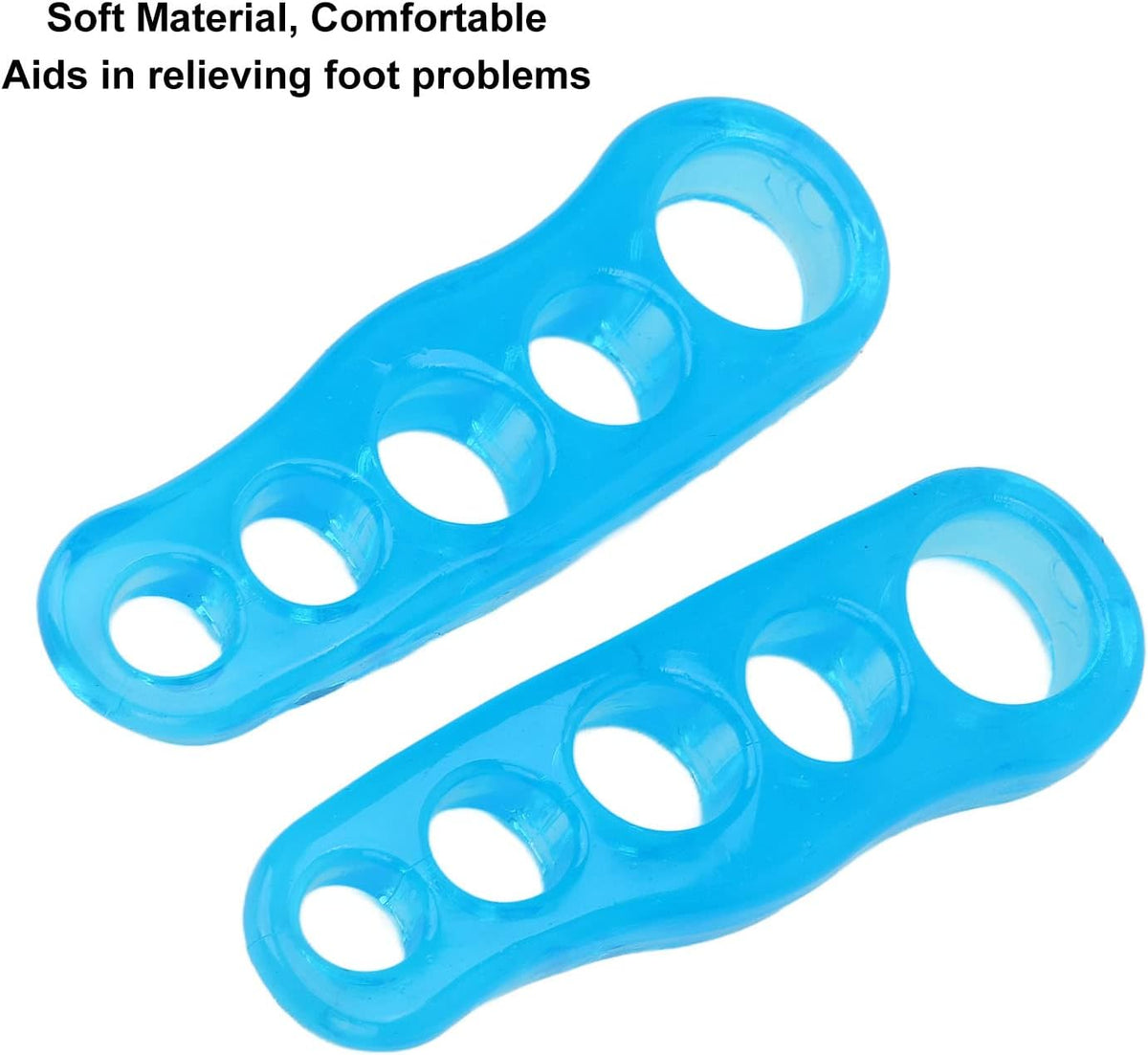 Reusable Gel Toe Separators | Silicone Toe Straighteners for Toe Alignment