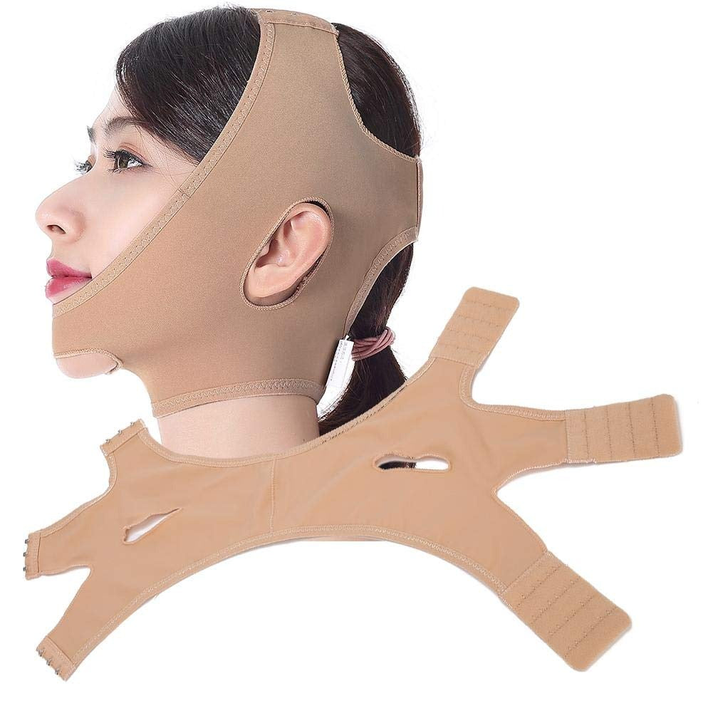 V Shape Face Slimming Mask for Double Chin – Breathable Facial Lifting & Contouring Belt