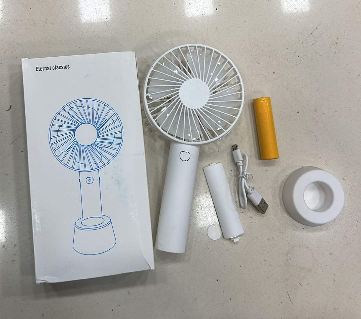 Portable USB Rechargeable Bladeless Mini Fan | 3-Speed Handheld Air Cooler