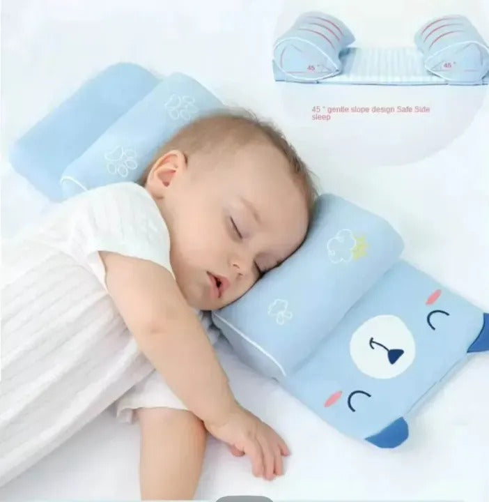 Adjustable Baby Sleep Support Pillow | Anti-Roll Cushion & Infant Neck Support Positioner