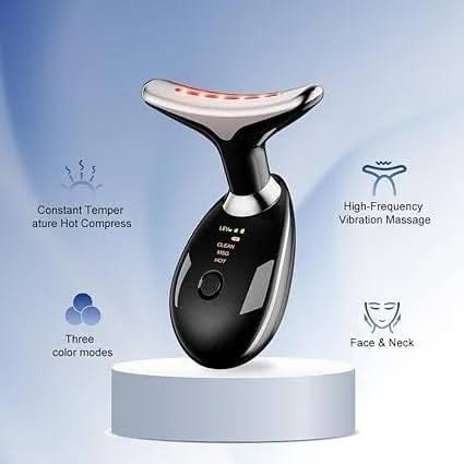 Rechargeable Electric Face Massager – 3 Modes 45°C Facial Beauty & Skin Care Device