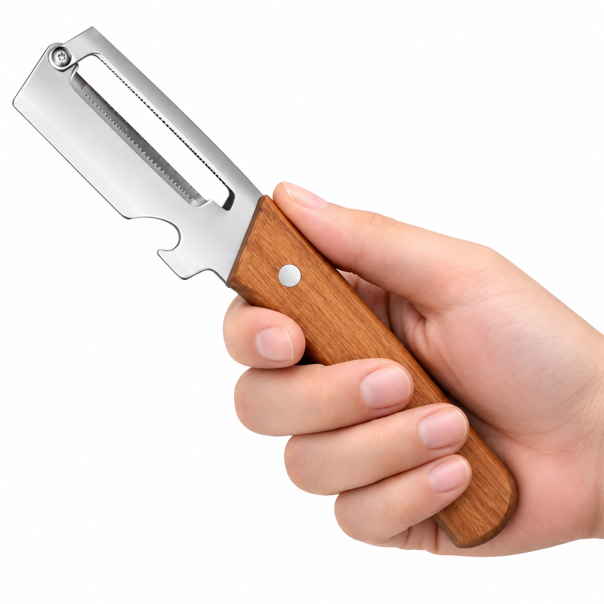 3-in-1 Multi-Functional Kitchen Peeler | Vegetable Peeler, Knife & Bottle Opener