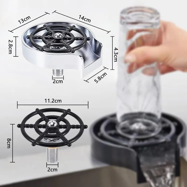 Stainless Steel Kitchen Sink Glass Rinser & Cup Washer