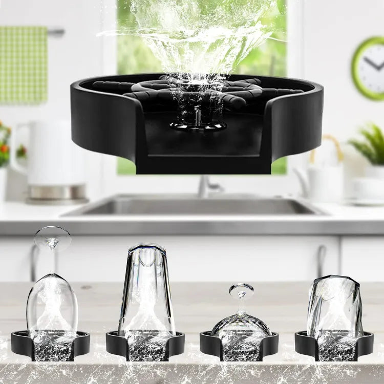 Stainless Steel Kitchen Sink Glass Rinser & Cup Washer