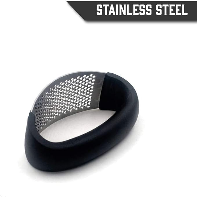 Stainless Steel Garlic Press Rocker | Easy Garlic Crusher & Mince