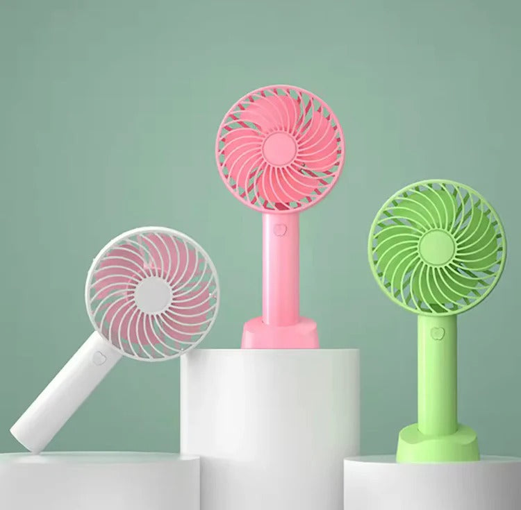 Portable USB Rechargeable Bladeless Mini Fan | 3-Speed Handheld Air Cooler