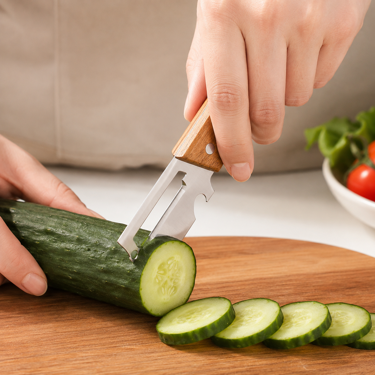 3-in-1 Multi-Functional Kitchen Peeler | Vegetable Peeler, Knife & Bottle Opener