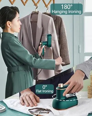 Portable Mini Steam Iron with Spray – Travel Clothes Iron for Home & Travel